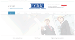 Desktop Screenshot of floridaconstructionlawgroup.com