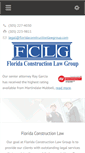 Mobile Screenshot of floridaconstructionlawgroup.com